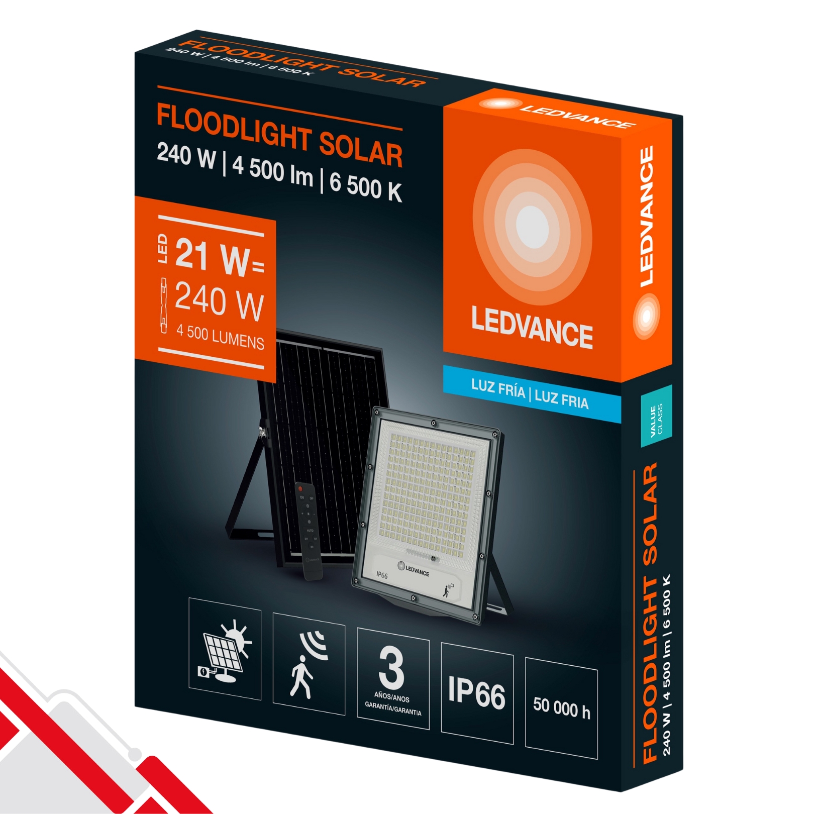 LEDVANCE REFLECTOR SOLAR 240W 4500LM 6500K - Imagen 2
