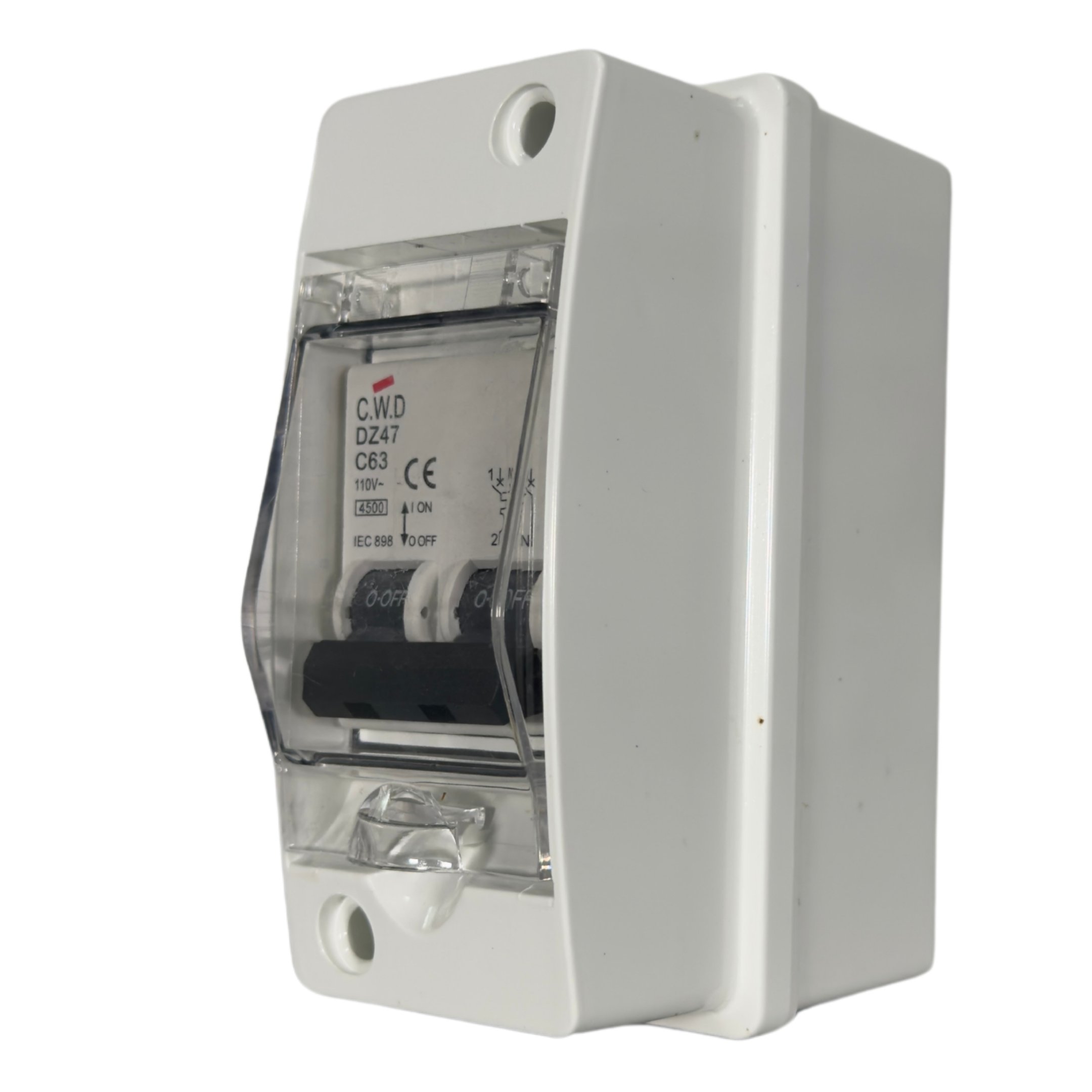 CWD BREAKER P/DUCHA 63AMP DZ47 110V C/CAJA - Imagen 2