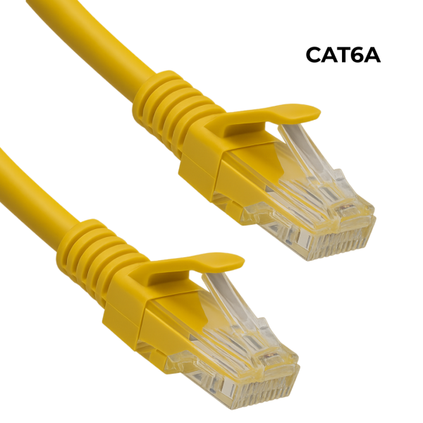 NEWLINK PATCH CORD CAT.6A (3FT) AMARILLO
